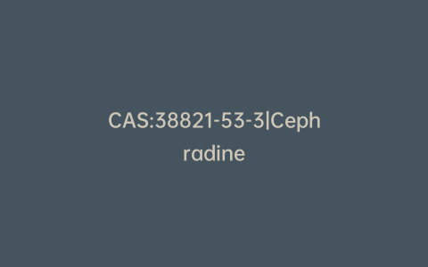 CAS:38821-53-3|Cephradine