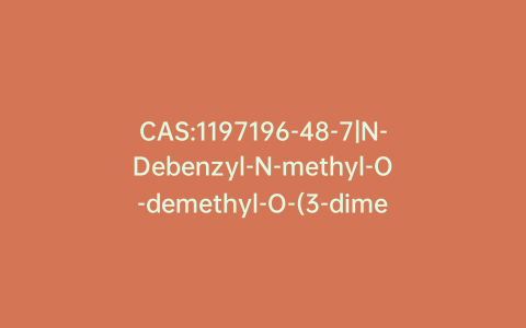 CAS:1197196-48-7|N-Debenzyl-N-methyl-O-demethyl-O-(3-dimethylaminopropyl)-BIX 01294