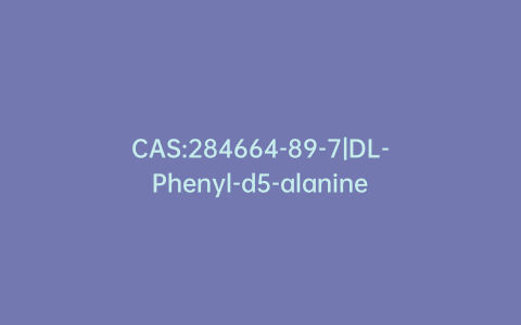 CAS:284664-89-7|DL-Phenyl-d5-alanine