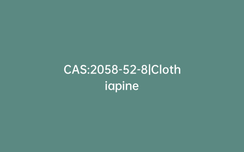 CAS:2058-52-8|Clothiapine