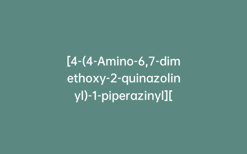 [4-(4-Amino-6,7-dimethoxy-2-quinazolinyl)-1-piperazinyl][(5S)-tetrahydro-5-methyl-2-furanyl]methanone-d8