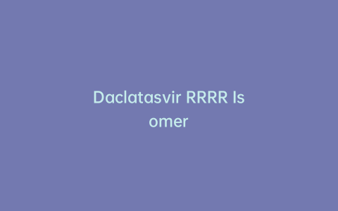 Daclatasvir RRRR Isomer