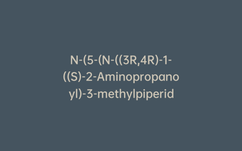 N-(5-(N-((3R,4R)-1-((S)-2-Aminopropanoyl)-3-methylpiperidin-4-yl)sulfamoyl)naphthalen-1-yl)-2-methylbenzamide
