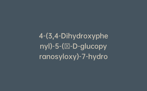 4-(3,4-Dihydroxyphenyl)-5-(β-D-glucopyranosyloxy)-7-hydroxy-2H-1-benzopyran-2-one