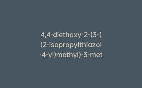 4,4-diethoxy-2-(3-((2-isopropylthiazol-4-yl)methyl)-3-methylureido)butanoic Acid
