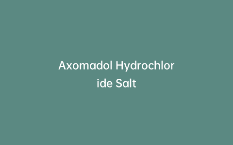 Axomadol Hydrochloride Salt