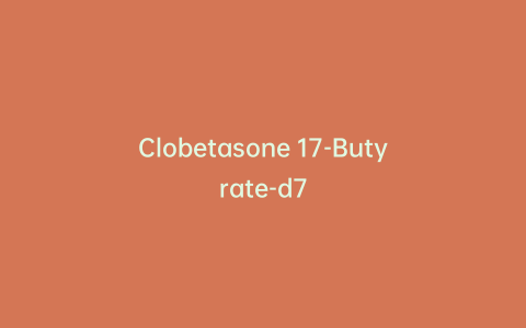 Clobetasone 17-Butyrate-d7