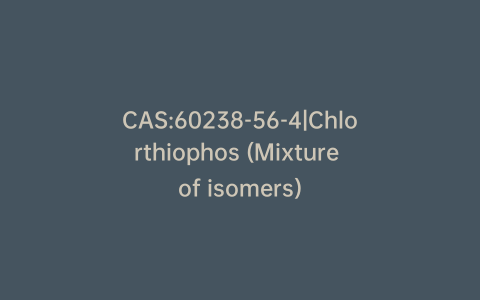 CAS:60238-56-4|Chlorthiophos (Mixture of isomers)