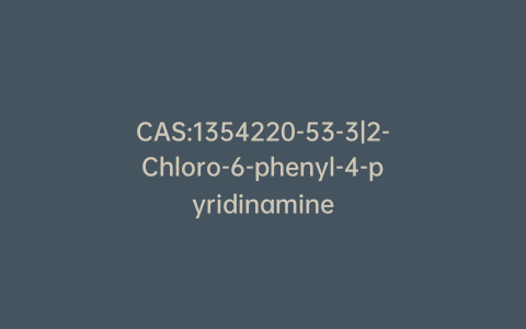 CAS:1354220-53-3|2-Chloro-6-phenyl-4-pyridinamine