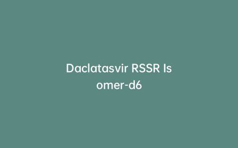 Daclatasvir RSSR Isomer-d6
