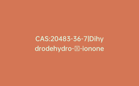 CAS:20483-36-7|Dihydrodehydro-β-ionone