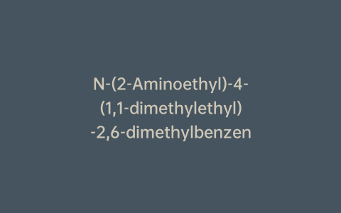 N-(2-Aminoethyl)-4-(1,1-dimethylethyl)-2,6-dimethylbenzeneacetamide-d4