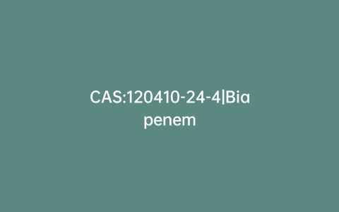 CAS:120410-24-4|Biapenem