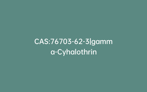 CAS:76703-62-3|gamma-Cyhalothrin