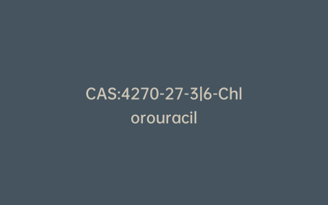 CAS:4270-27-3|6-Chlorouracil