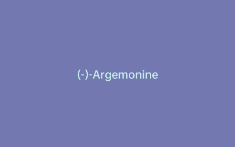 (-)-Argemonine