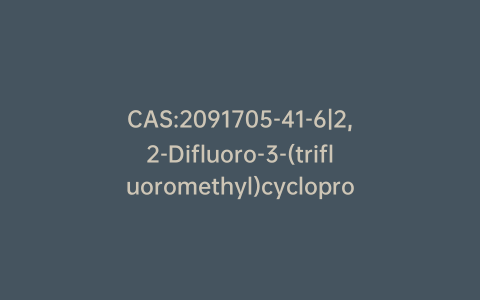 CAS:2091705-41-6|2,2-Difluoro-3-(trifluoromethyl)cyclopropane-1-carboxylic Acid