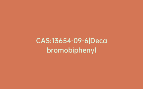 CAS:13654-09-6|Decabromobiphenyl
