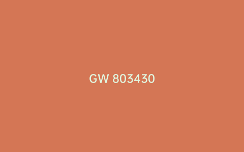 GW 803430