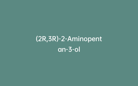 (2R,3R)-2-Aminopentan-3-ol