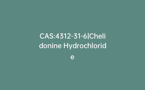 CAS:4312-31-6|Chelidonine Hydrochloride
