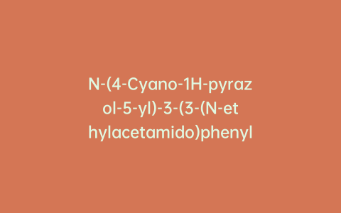 N-(4-Cyano-1H-pyrazol-5-yl)-3-(3-(N-ethylacetamido)phenyl)-3-oxopropanamide