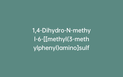 1,4-Dihydro-N-methyl-6-[[methyl(3-methylphenyl)amino]sulfonyl]-4-oxo-N-(phenylmethyl)-3-quinolinecarboxamide