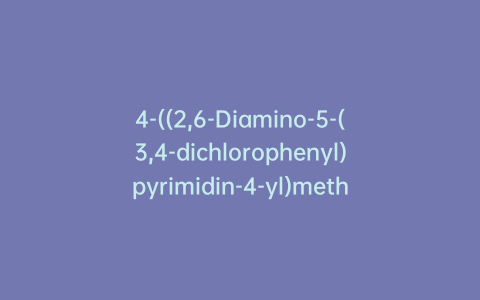 4-((2,6-Diamino-5-(3,4-dichlorophenyl)pyrimidin-4-yl)methoxy)benzene-1-sulfonyl fluoride