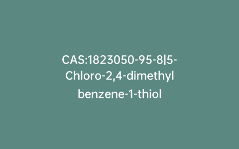 CAS:1823050-95-8|5-Chloro-2,4-dimethylbenzene-1-thiol