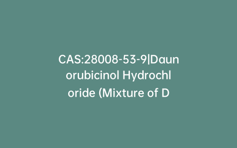 CAS:28008-53-9|Daunorubicinol Hydrochloride (Mixture of Diastereomers)