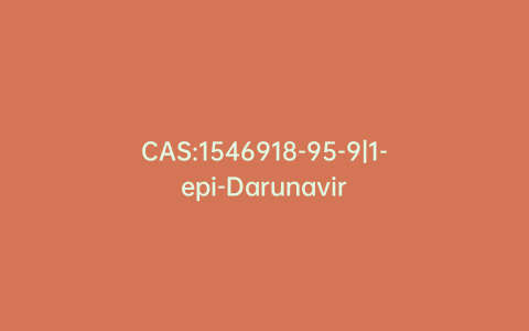 CAS:1546918-95-9|1-epi-Darunavir