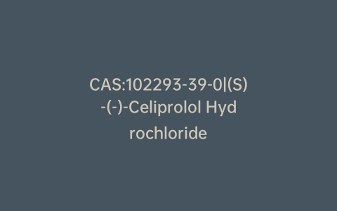 CAS:102293-39-0|(S)-(-)-Celiprolol Hydrochloride
