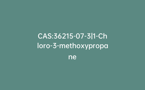 CAS:36215-07-3|1-Chloro-3-methoxypropane