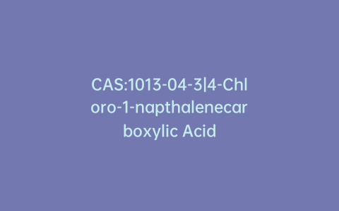 CAS:1013-04-3|4-Chloro-1-napthalenecarboxylic Acid
