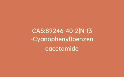 CAS:89246-40-2|N-(3-Cyanophenyl)benzeneacetamide