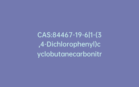 CAS:84467-19-6|1-(3,4-Dichlorophenyl)cyclobutanecarbonitrile