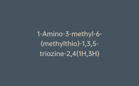 1-Amino-3-methyl-6-(methylthio)-1,3,5-triazine-2,4(1H,3H)-dione