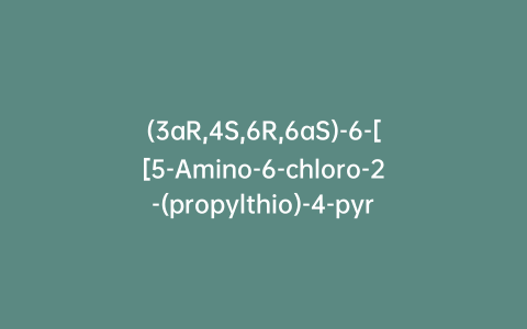 (3aR,4S,6R,6aS)-6-[[5-Amino-6-chloro-2-(propylthio)-4-pyrimidinyl]amino]tetrahydro-2,2-dimethyl-4H-cyclopenta-1,3-dioxol-4-ol-d7