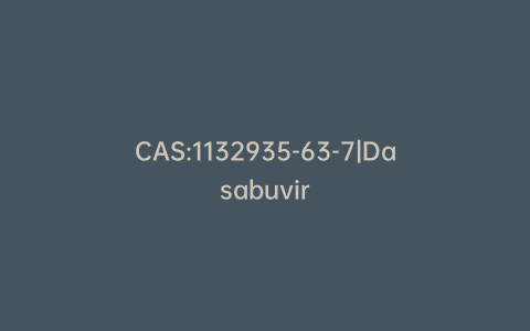 CAS:1132935-63-7|Dasabuvir
