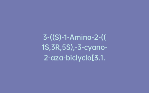 3-((S)-1-Amino-2-((1S,3R,5S),-3-cyano-2-aza-biclyclo[3.1.0]hexan-2-yl)-2-oxoethyl)adamantan-1-yl-2,2,2-trichloroacetate