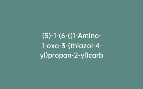 (S)-1-(6-((1-Amino-1-oxo-3-(thiazol-4-yl)propan-2-yl)carbamoyl)-5-methylpyridin-3-yl)-N-(6-methyl-3-nitropyridin-2-yl)-1H-indazole-4-carboxamide